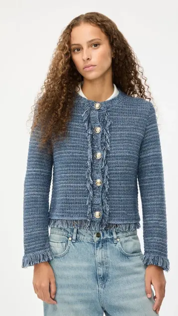 Chaqueta de punto tipo Chanel Nirvana 016L de iBlues