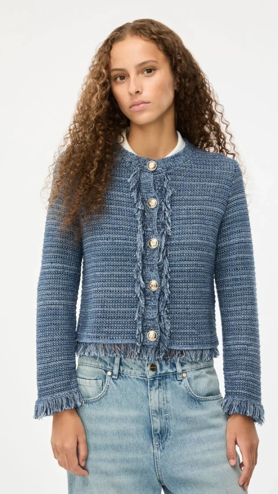 Chaqueta de punto tipo Chanel Nirvana 016L de iBlues