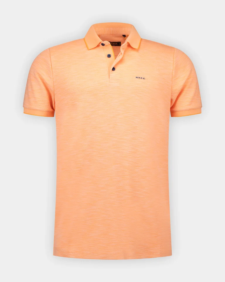 Polo de hombre en algodón flame de estilo sport