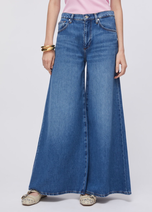 Pantalón de mujer de corte ancho Liu Jo Super Ample No Elastic
