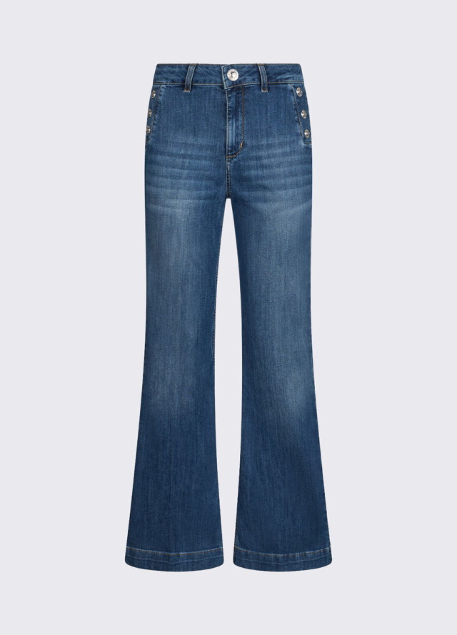 Pantalón de mujer con botones laterales de la marca Liu Jo