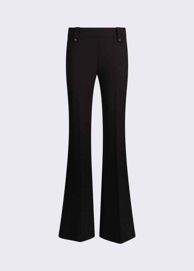 Pantalón de vestir acampanado en tejido crepe de Liu Jo