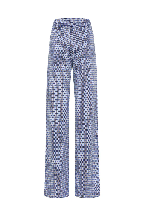 Pantalón de punto lurex ancho y fluido de vestir NIU