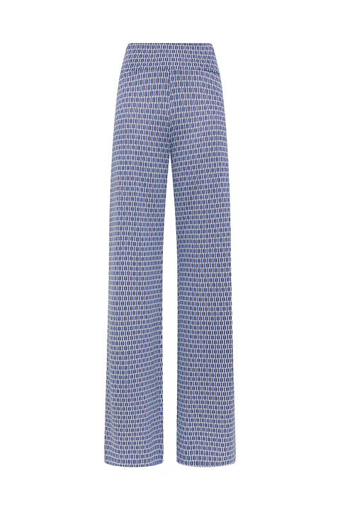 Pantalón de punto lurex ancho y fluido de vestir NIU