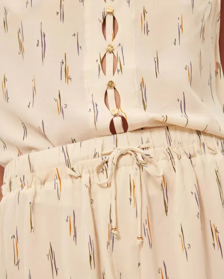 Blusa de rayas sin mangas Sessùn modelo Les Bains