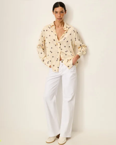 Blusa estampada de manga larga Sessùn modelo Britjet