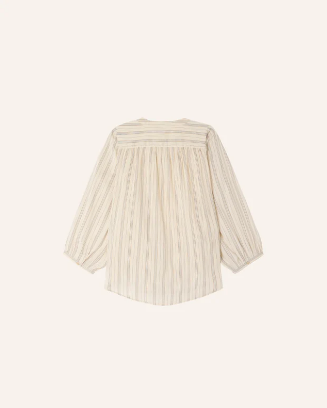 Blusa de rayas de corte amplio Sessùn con manga 3/4