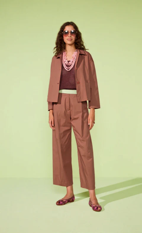 Americana corta de algodón estilo blazer de la marca NIU