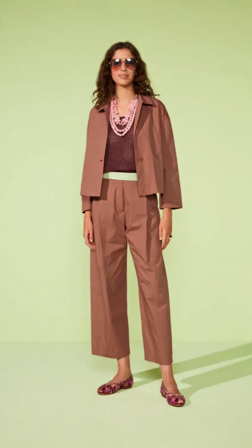 Americana corta de algodón estilo blazer de la marca NIU