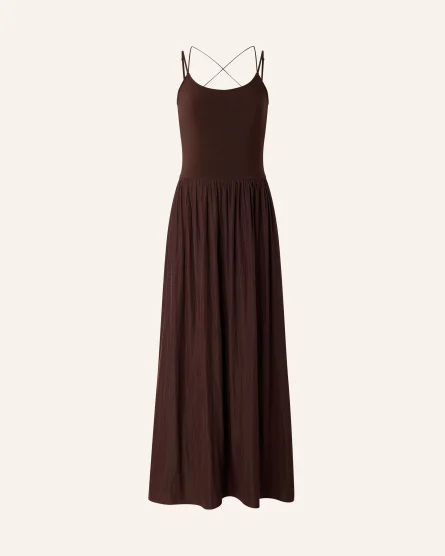 Vestido de tirantes con falda de raso Sessùn Sweet Mambo