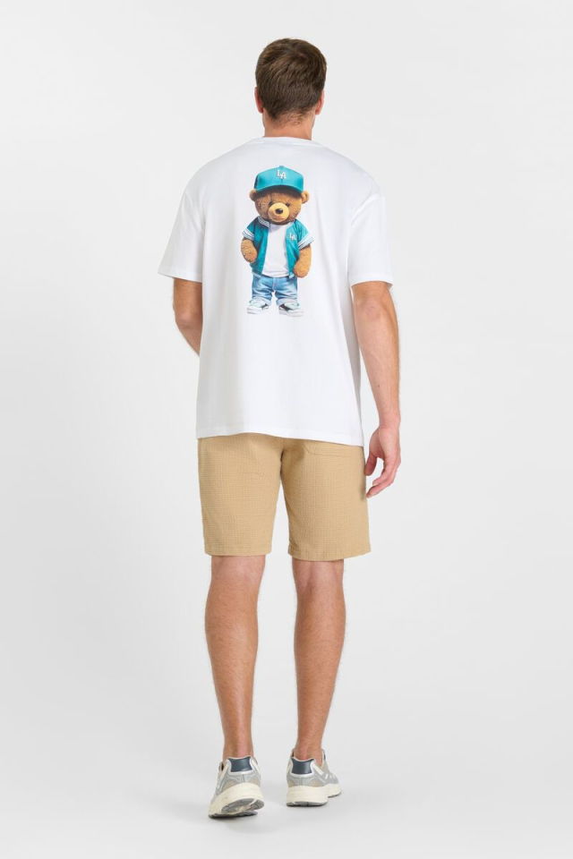 Camiseta de hombre Le Temps des Cerises con diseño de oso en la espalda