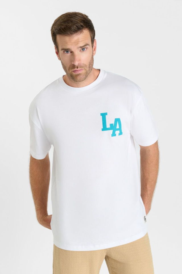Camiseta de hombre Le Temps des Cerises con diseño de oso en la espalda