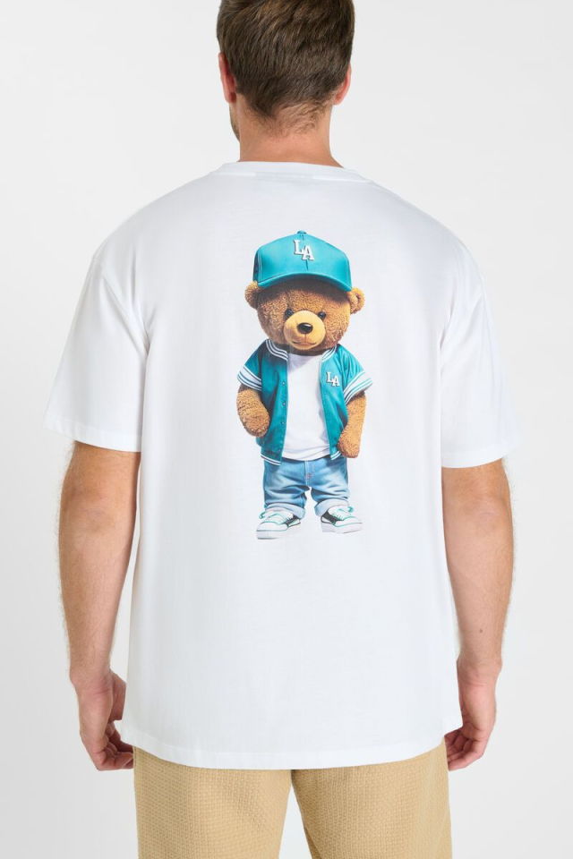 Camiseta de hombre Le Temps des Cerises con diseño de oso en la espalda