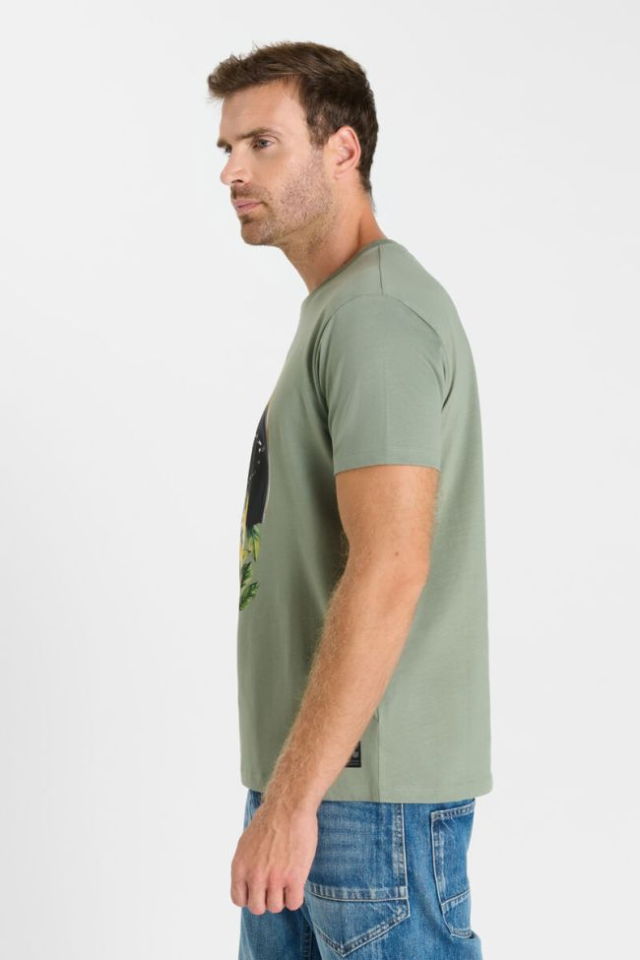 Camiseta de algodón de estilo joven Le Temps des Cerises Casc Llimones