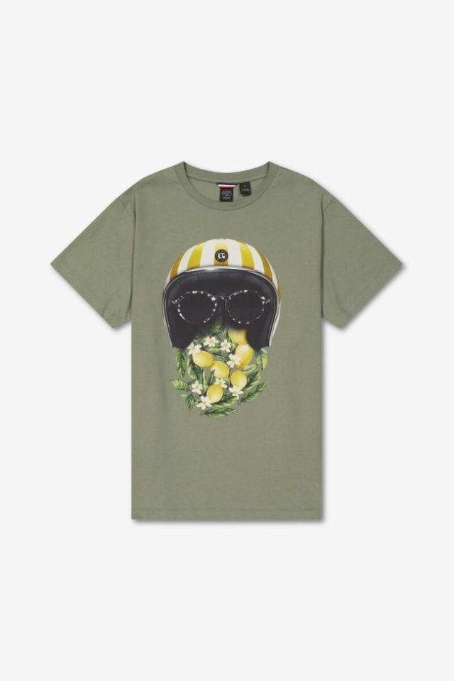 Camiseta de algodón de estilo joven Le Temps des Cerises Casc Llimones