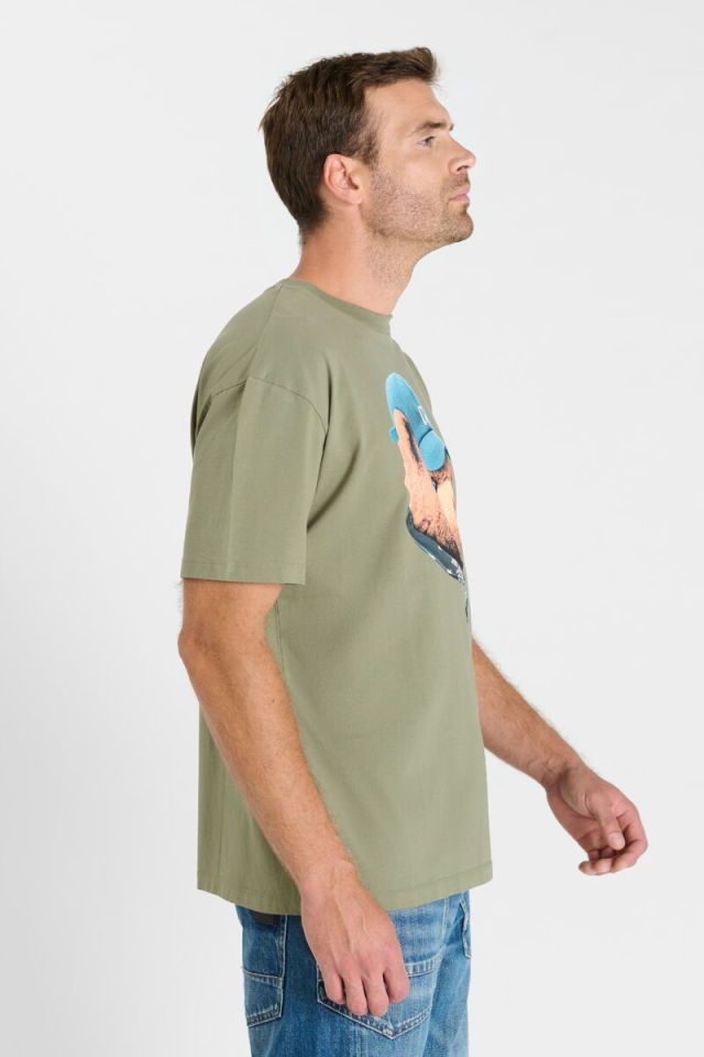 Camiseta de hombre joven Le Temps des Cerises con diseño Oso Gorra