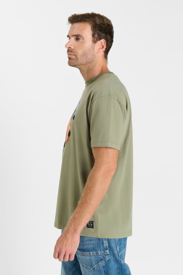 Camiseta de hombre joven Le Temps des Cerises con diseño Oso Gorra