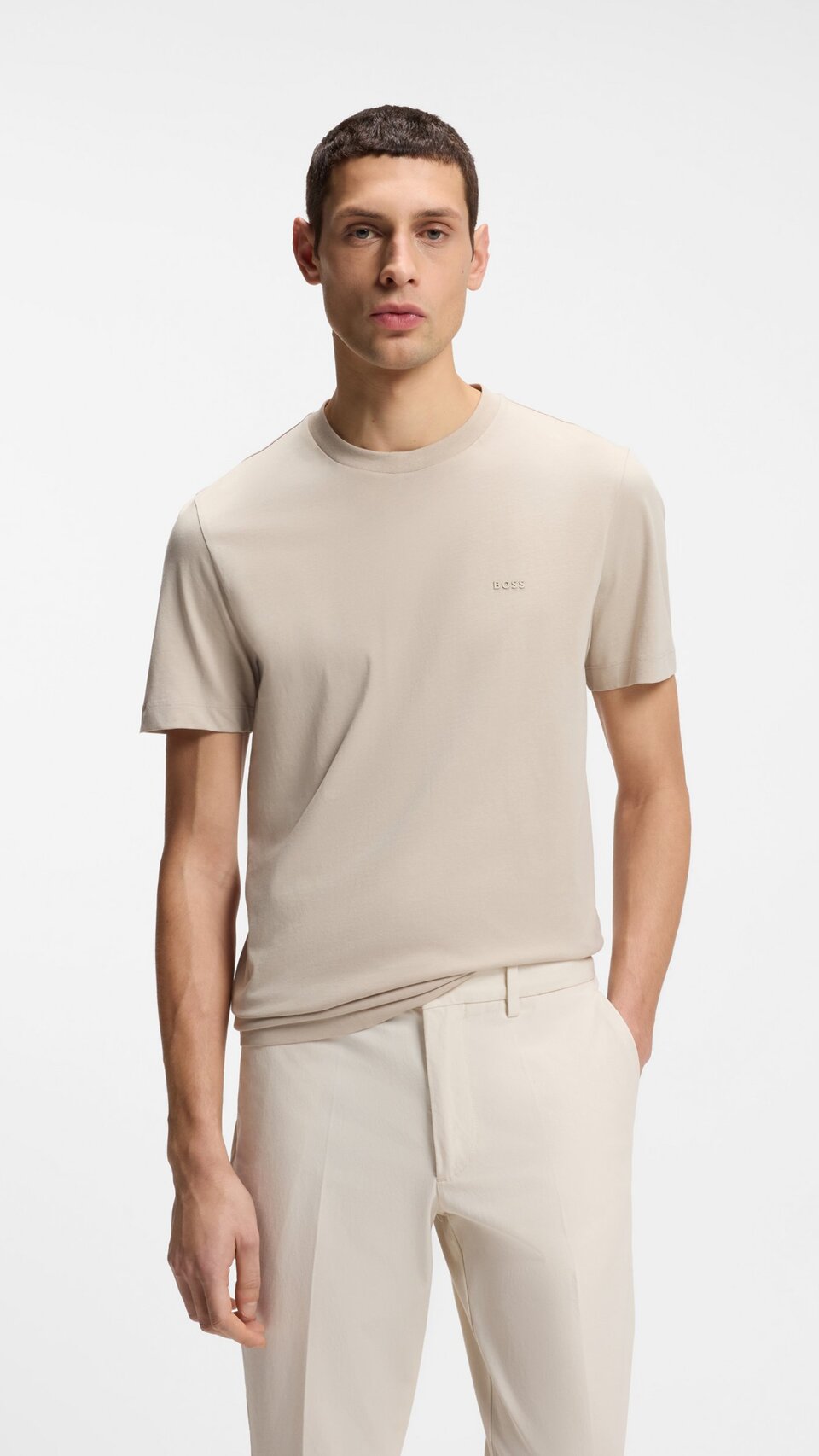 Camiseta de manga corta de estilo sport Marca BOSS