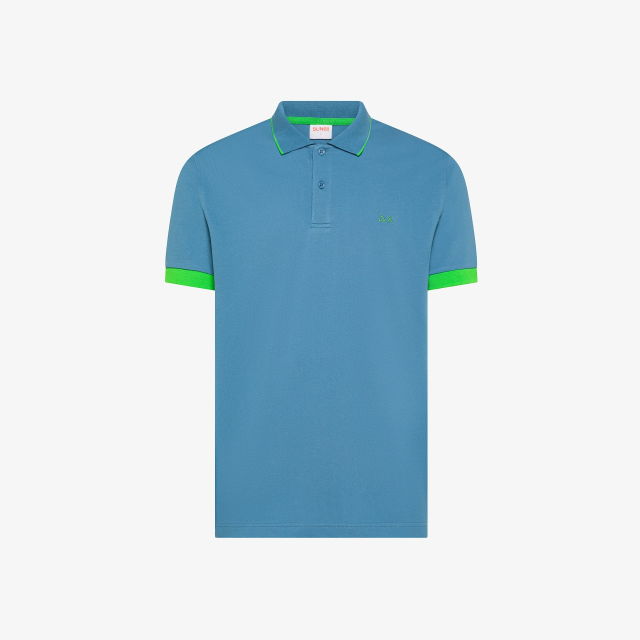 Polo sport d'home Acabat Fluor Petit