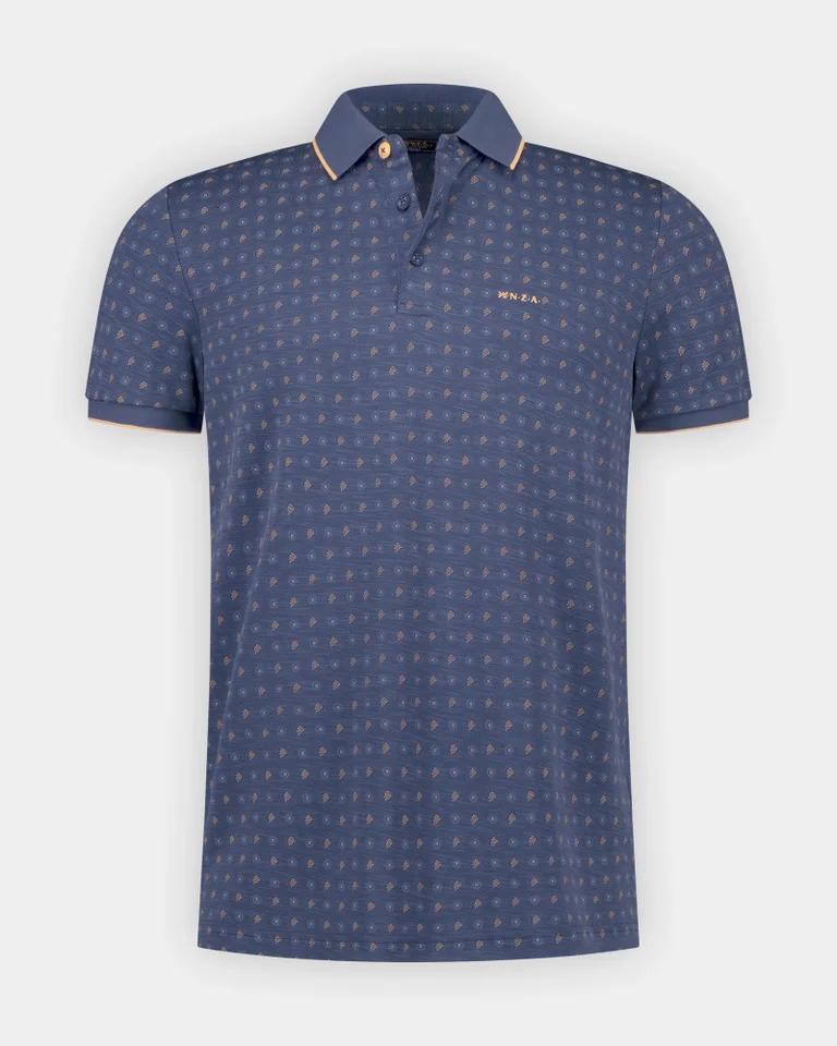 Polo de hombre con microdibujo de estilo sport