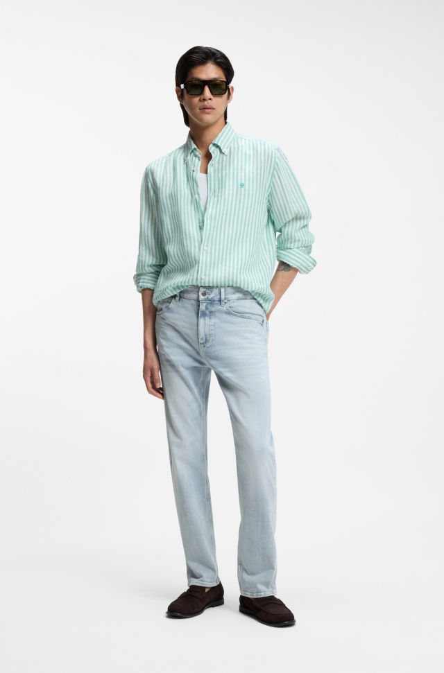 Pantalón vaquero de corte amplio Boss para hombre