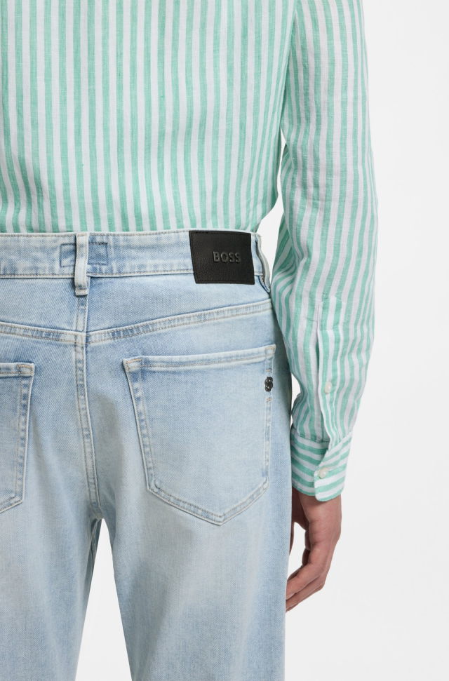 Pantalón vaquero de corte amplio Boss para hombre