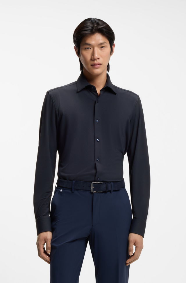 Camisa sport de hombre BOSS modelo Ciutat de manga larga