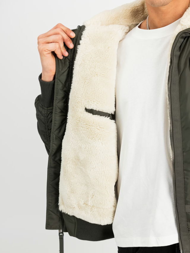 Bomber con borreguito Alpha