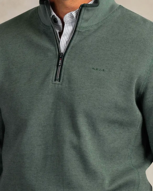 Jersey tipo ziper con cremallera contrastada de la marca NZA
