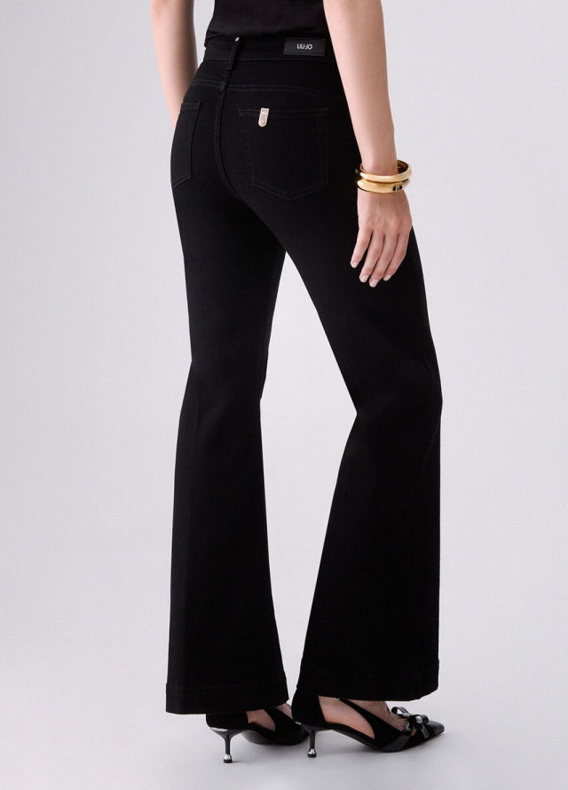 Pantalón vaquero de mujer Liu Jo con botones laterales