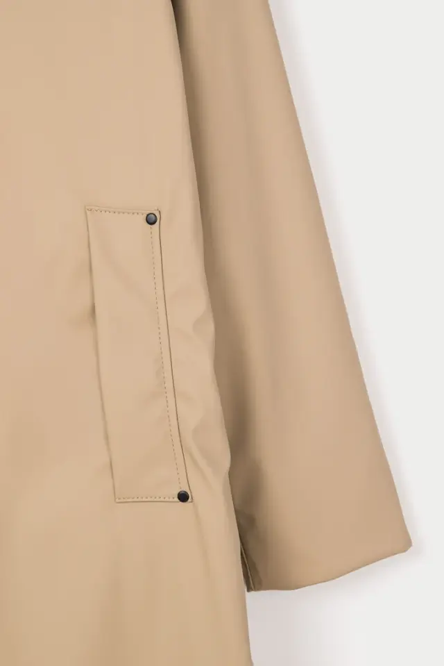 Gabardina larga con capucha para mujer Tanta
