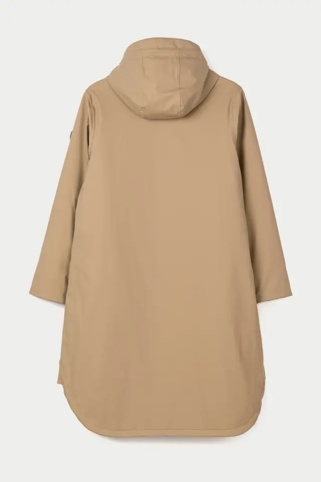 Gabardina larga con capucha para mujer Tanta