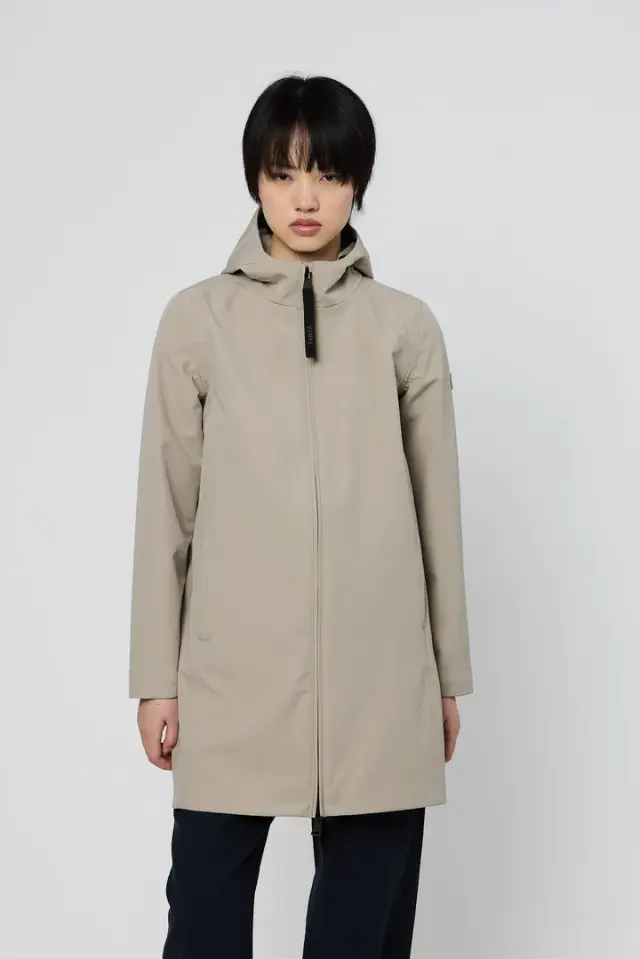 Gabardina con capucha impermeable TANTA Hail para mujer