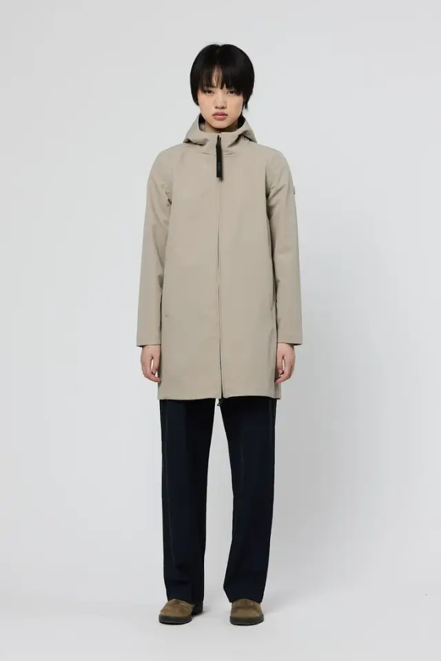 Gabardina con capucha impermeable TANTA Hail para mujer