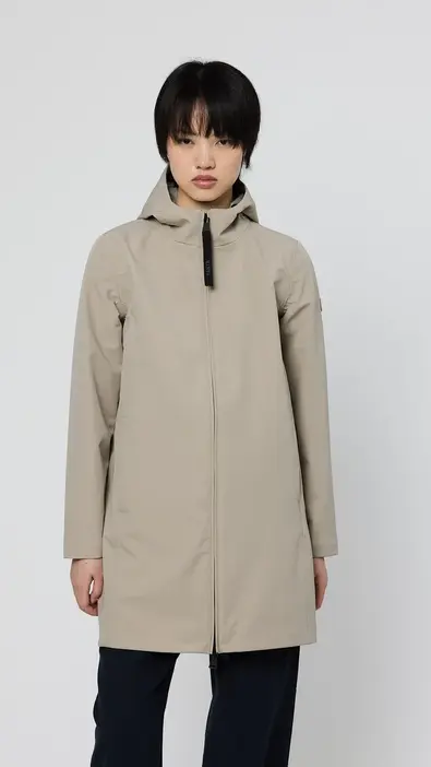 Gabardina con capucha impermeable TANTA Hail para mujer