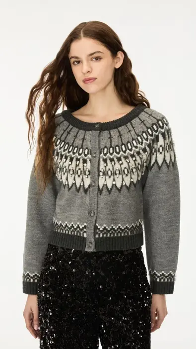 Cardigan con pedrería iBlues 