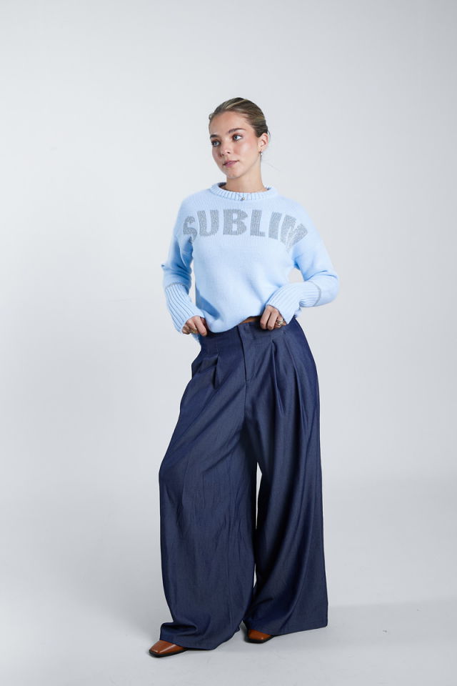 Jersey de mujer Sublim con detalles de lúrex