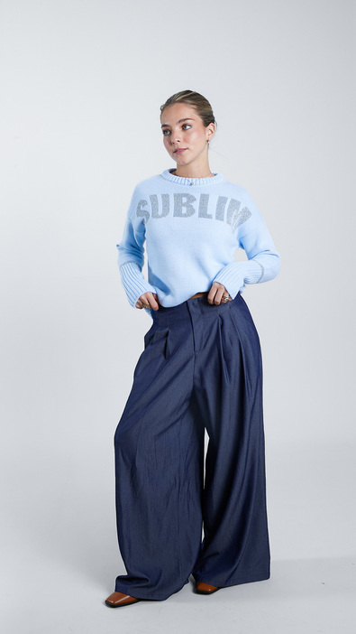 Jersey de mujer Sublim con detalles de lúrex