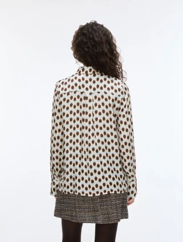 Blusa con estampado de topos IBlues