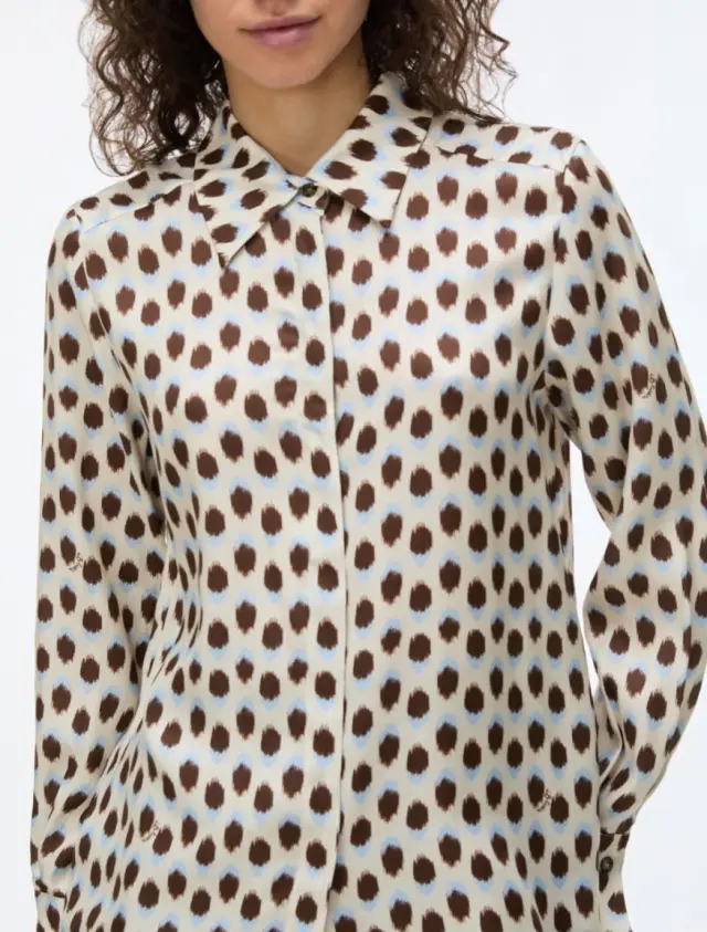 Blusa con estampado de topos IBlues