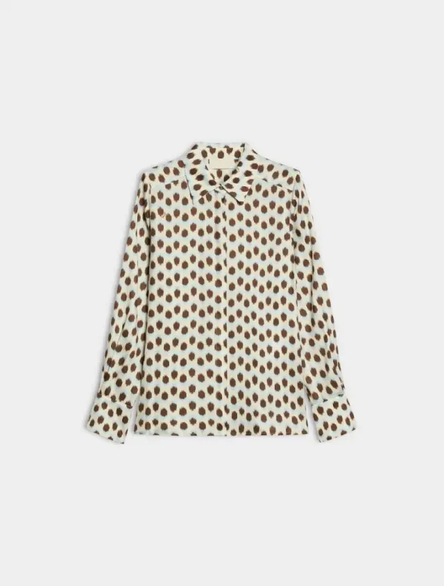 Blusa con estampado de topos IBlues