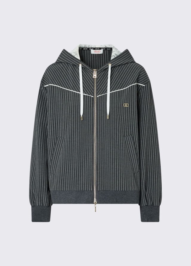 Sudadera con Capucha y Encaje Liu Jo
