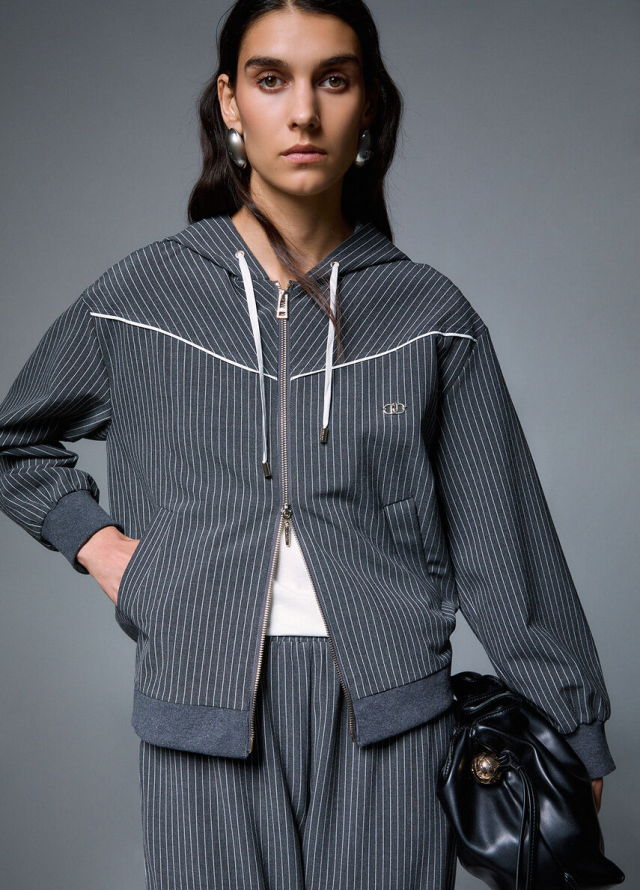 Sudadera con Capucha y Encaje Liu Jo