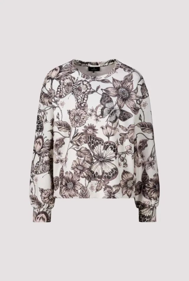 Camiseta de neopreno con estampado de flores Monari