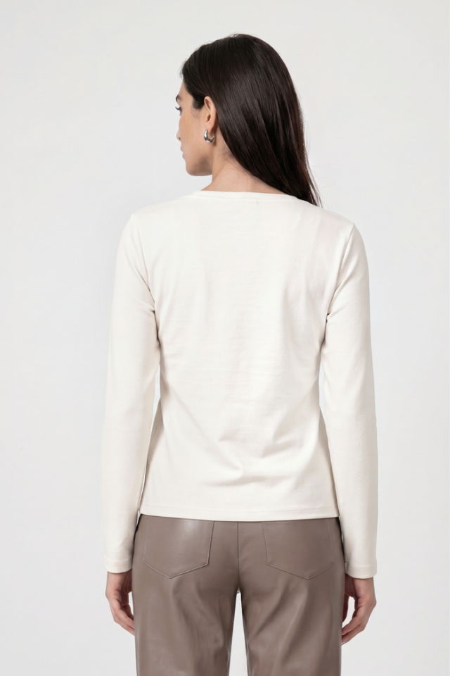 Camiseta de neopreno con strass Monari