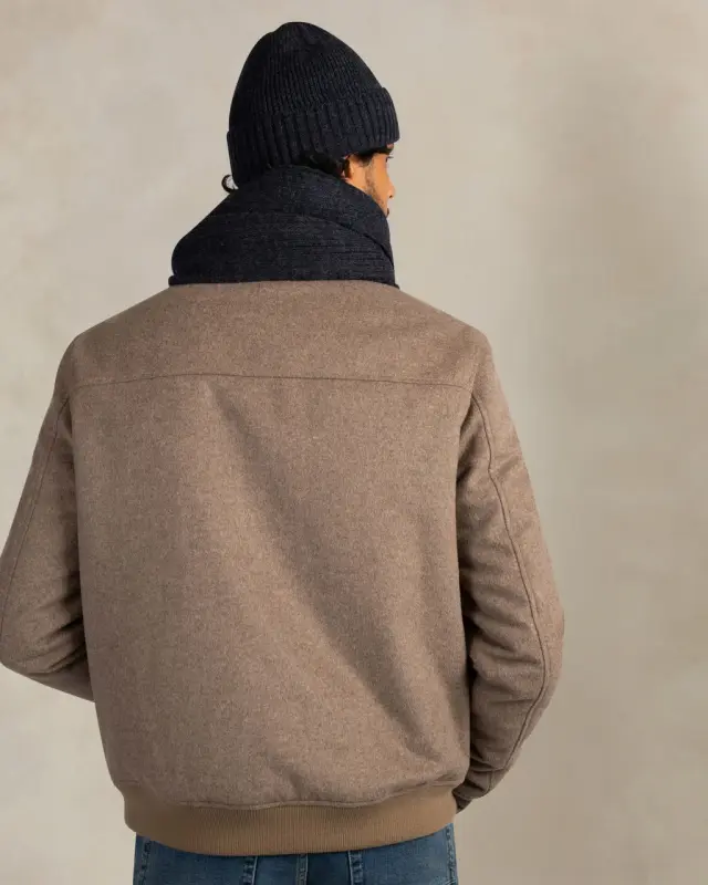 Gorro de lana de punto cálido marca NZA