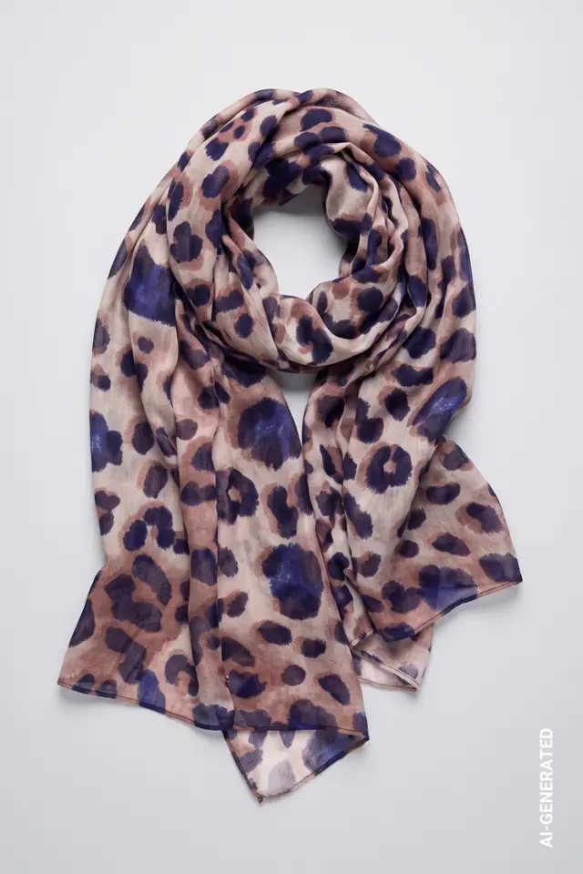 Pañuelo de mujer Monari con estampado de manchas