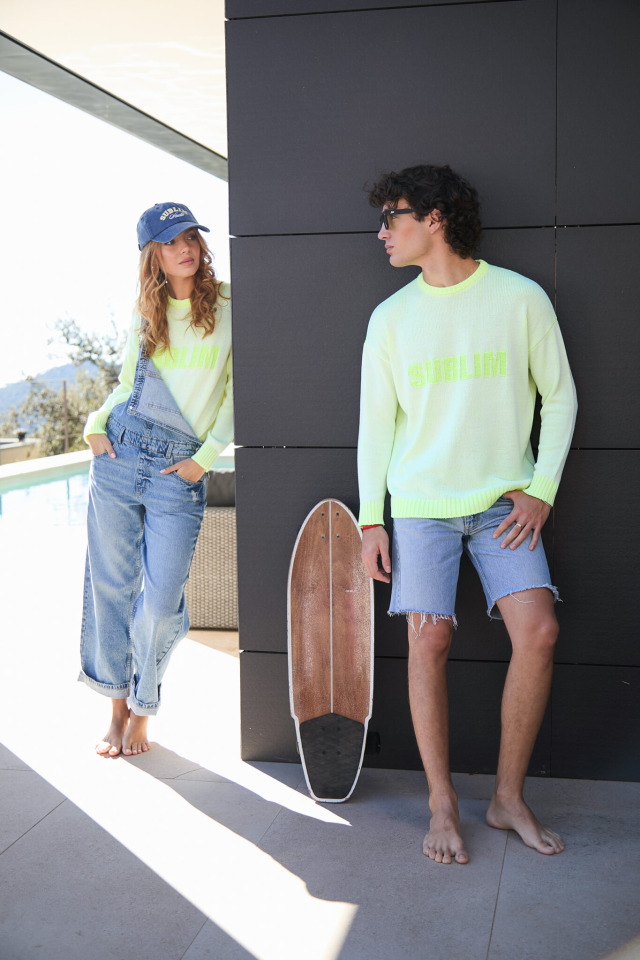 Jersey de cuello redondo para mujer Sublim
