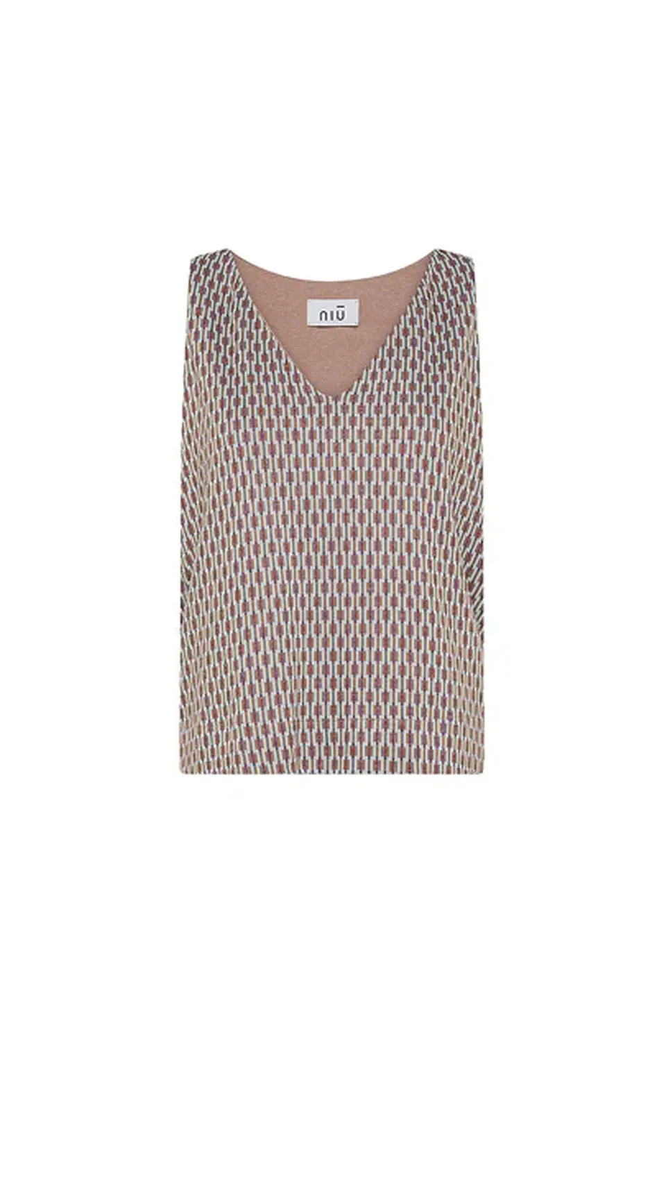 Top de punto con acabado Lurex de NIU